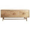 Rondo Timber & Rattan 2 Door 2 Drawer Sideboard, 180cm, Natural