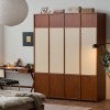 Mies Boxwood 4 Door Wardrobe, 178x220cm