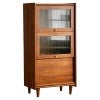 Bramley Boxwood 3 Flip-up Door Storage Cabinet with Magazine Rack