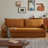 Rovence Boucle Fabric Sofa, 3 Seater, Ochre