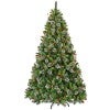 Wintry Pine LED Light Up Artificial Christmas Tree, 183cm