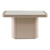 Ontravia Marble Topped Oak Timber Side Table