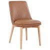 Lorentis Leather Dining Chair, Cognac