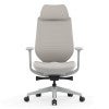 Velran Mesh Fabric Ergonomic Office Chair with Headrest, Light Grey