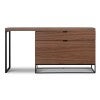 Lutz Extendable Home Office Desk, 150-230cm, Walnut