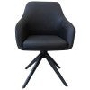 Black Faux Leather