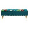 Teal Retro Floral