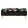 Black Retro Floral