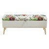 Beige Retro Floral