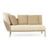 Bellorin Resin Wicker Outdoor Modular Sofa, 3 Seater with LHF Arm