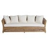 Cayman Rattan Sofa, 3 Seater