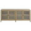 Cambridge Elm Timber 4 Door Buffet Table, 180cm
