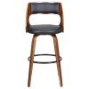 Black / Walnut with Black Footrest