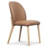 Coren Leather Dining Chair, Cognac / Natural