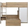 Armtrask Storage Bunk Bed with Wardrobe, King Single over Single