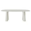 Capriano Glass Top Dining Table, 220cm