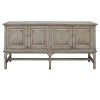 Franklin Pine Timber 4 Door Sideboard, 200cm