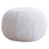 White Boucle Fabric