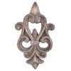 Sorren Magnesia Fleur De Lis Wall Decor, Type C, 74cm
