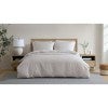 Ardor Finley Stripe Quilt Cover Set, Queen, Oatmeal