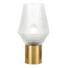 Clear / Antique Gold