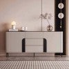 Mira Engineered Stone Top 2 Door 3 Drawer Sideboard, 180cm