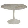 Sovia Ceramic Top Round Dining Table, 120cm, Rocky