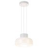 Skapa Glass Dimmable LED Pendant Light, Shallow Drum