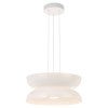 Skapa Glass Dimmable LED Pendant Light, Double Dome
