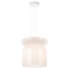 Skapa Glass Dimmable LED Pendant Light, Inverted Dome & Oversized Bell