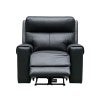 Elowen Leather Electric Recliner Armchair, Black
