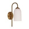 Satin Brass / Opal