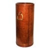 Lederon Leather Round Umbrella Holder, Medium, Tan