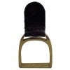 Dark Brown / Brass