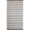 Retreat Diamond Hand Braided Wool & Cotton Rug, 230x160cm, Grey