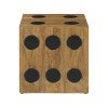 Pixo Mango Wood Dice Square Stool / Side Table