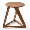 Arionel Oak Round Side Table