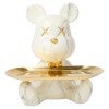 Eloria Jeen Bearbrick Trinket Tray, White / Gold