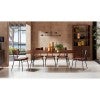 Lynthorpe 7 Piece Oak & Iron Dining Table Set, 200cm 