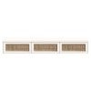 Arya Wooden 3 Door Floating Wall TV Unit, 160cm