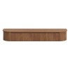Reet Wooden 2 Drawer Floating Wall TV Unit, 160cm, Walnut