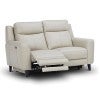Nallor Leather Electric Recliner Sofa, 2 Seater, Beige