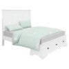Shoremill Birch Timber Bed with End Drawers, King