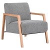 Grey Boucle Fabric / Natural