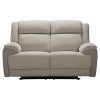 Hamish Fabric Electric Recliner Sofa, 2 Seater, Oyster