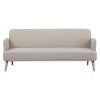 Melony Fabric Click Clack Sofa Bed, 3 Seater, Beige