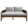 Aliston Acacia Timber & Rope Outdoor Sofa, 2 Seater