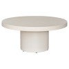 Summora Concrete Round Outdoor Coffee Table, 90cm