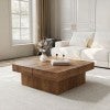 Peighton Acacia Timber Square Coffee Table, 90cm