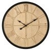 Horvian Metal Frame Round Wall Clock, 40cm